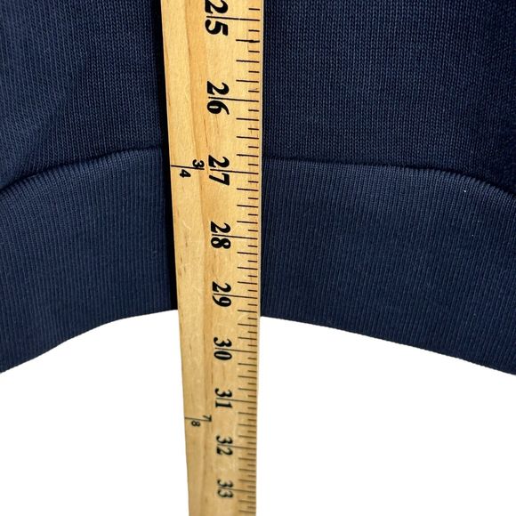 Lacoste Mens 1/4 Zip Pullover Sweater Size 6 XL Dark Blue Knit Cotton Mock Neck - Picture 12 of 15